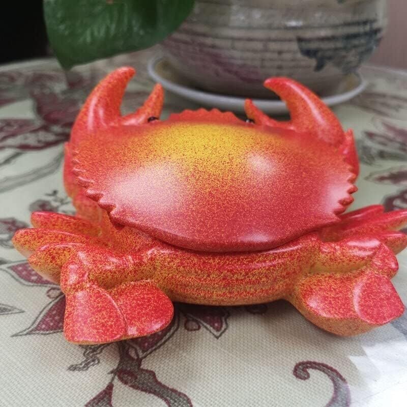 Posacenere A Granchio In Ceramica Con Coperchio - Decorazione Divertente Per Interni/Esterni - Foto 5