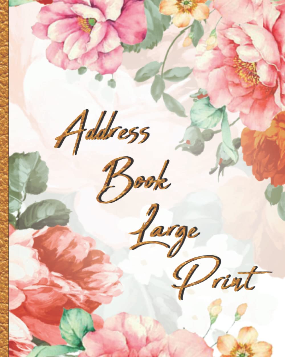 Address Book Large Print Address Book with Alphabetical Tabs