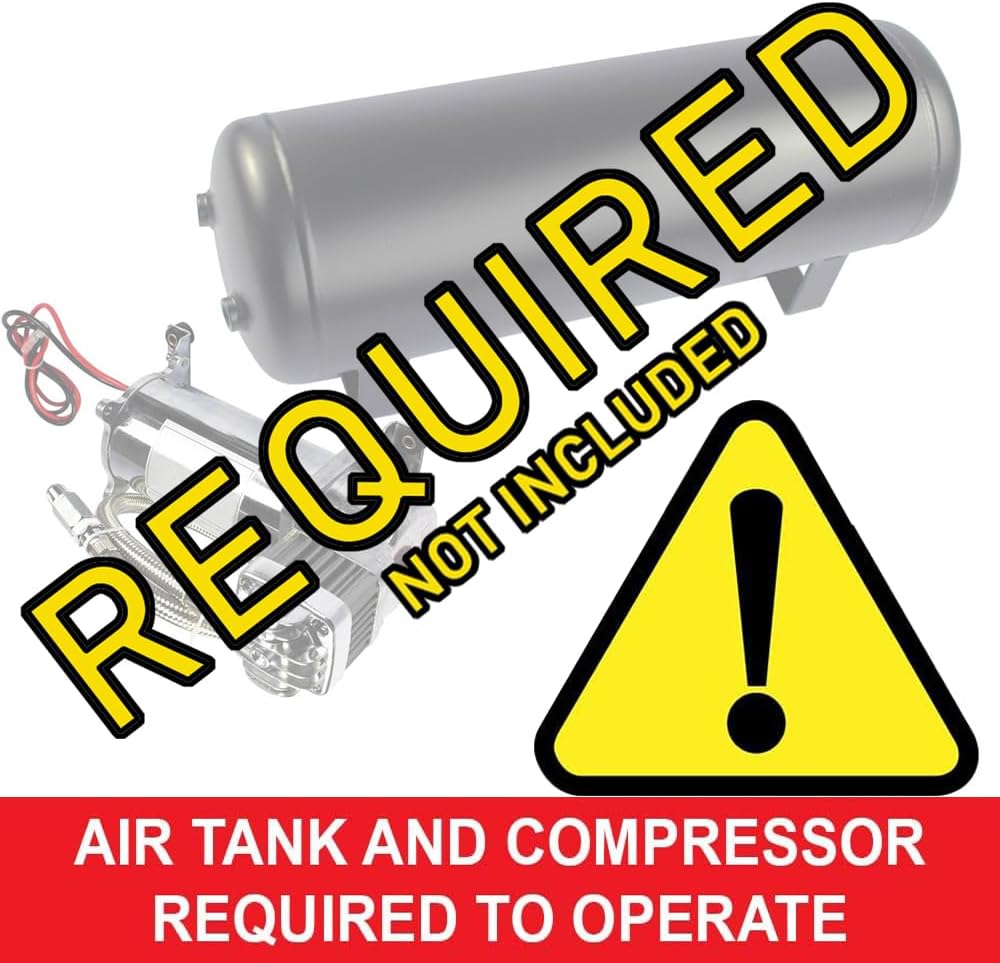 12V/24V Chrome Truck 4 Trumpet Air Horn 150DB Super Loud Train Horns Kit universal for Vehicles Trucks Pickup Trains Cars Boats