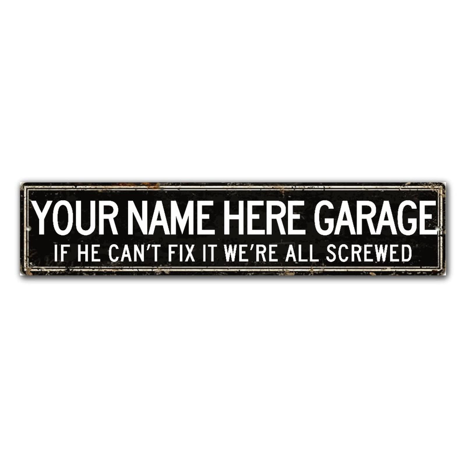 Panneau bois garage vintage à suspendre au mur de l'atelier pour créer un coin bricolage