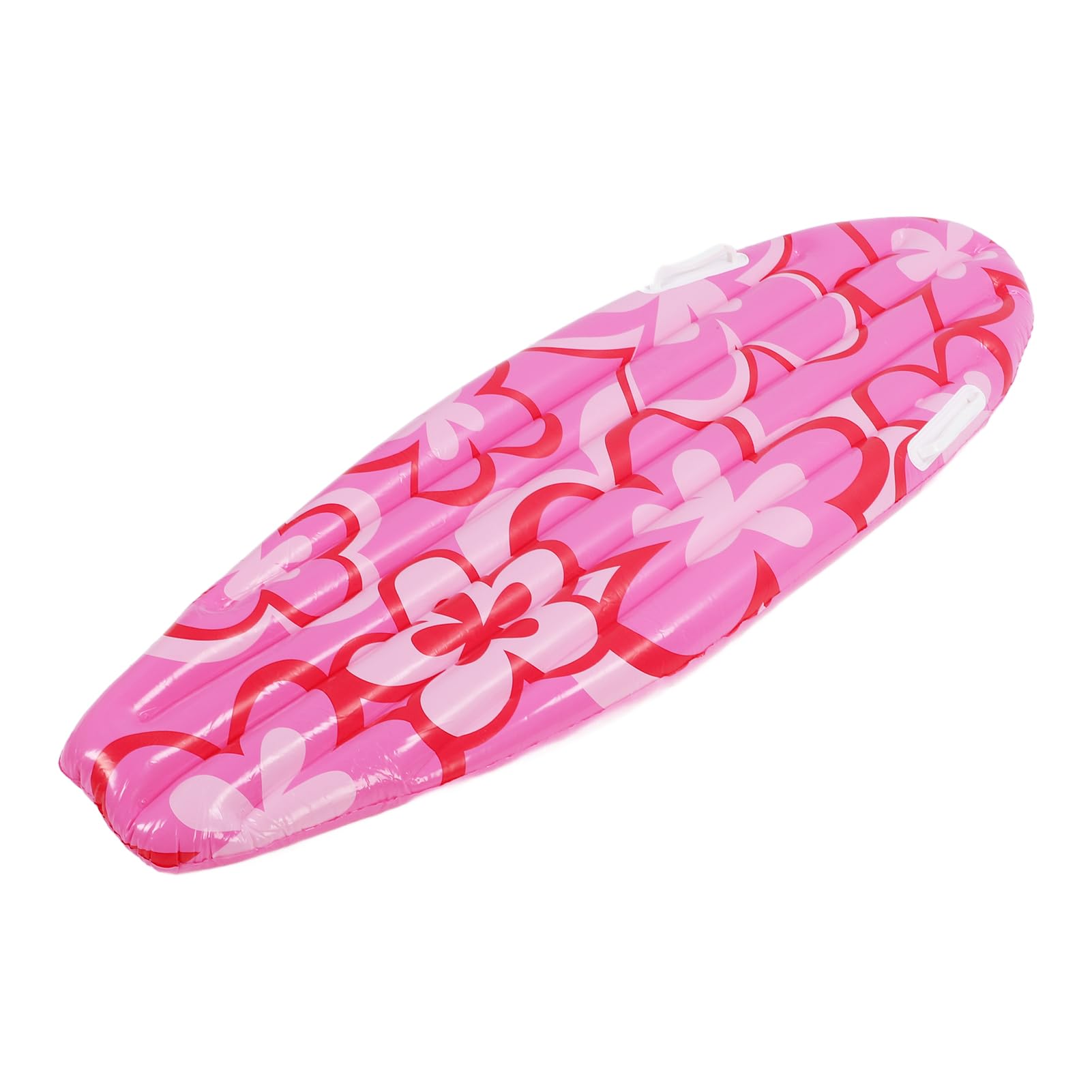 CHICIRIS Inflatable Surf Board, Surfboard Raft PVC Pool Board, Inflatable Lightweight Flower Pattern for Summer Sea Party