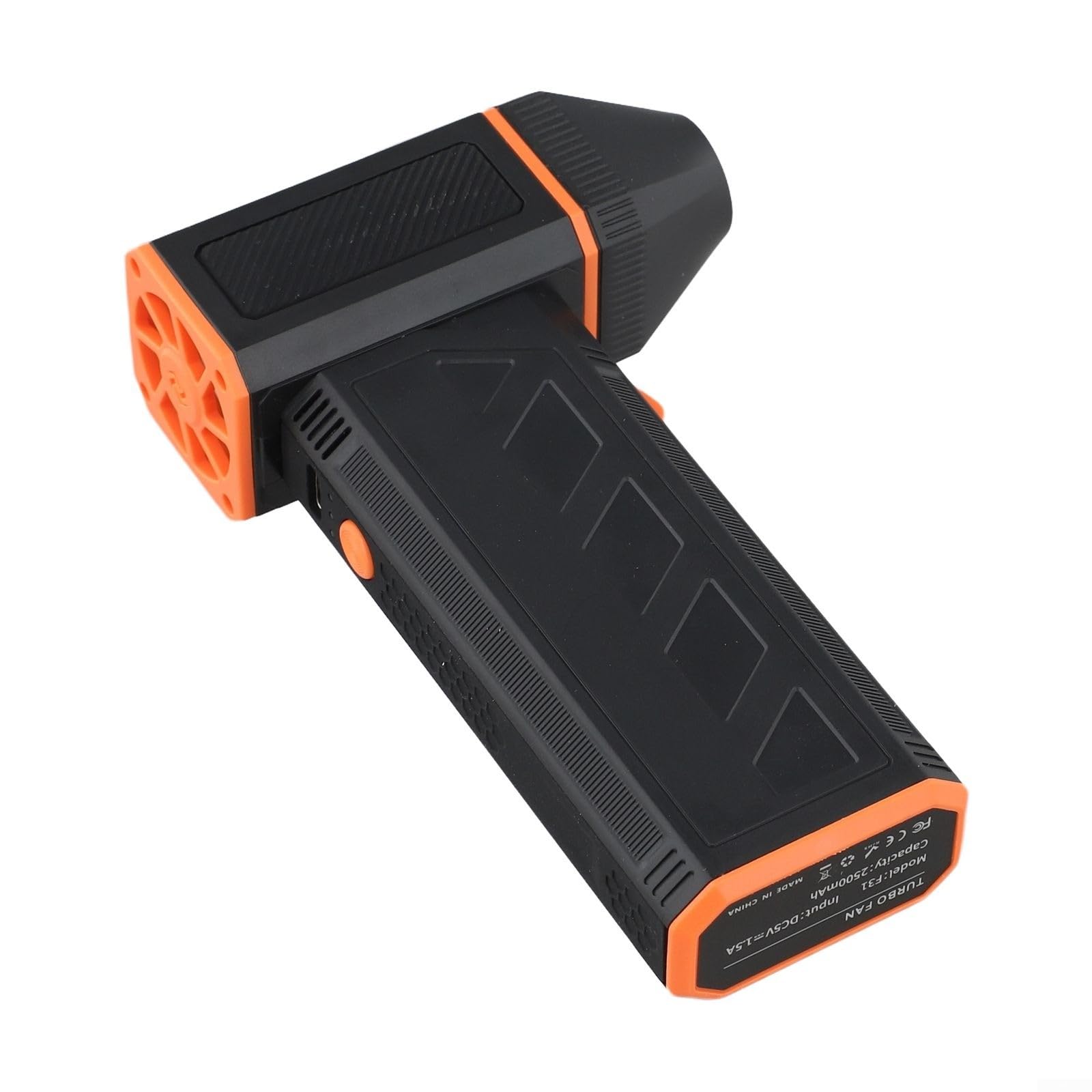 Plumero de aire comprimido F31 130000RPM 120W eléctrico inalámbrico con motor sin escobillas de 3 velocidades, batería recargable de 2500 mAh, soplador de aire portátil para limpieza