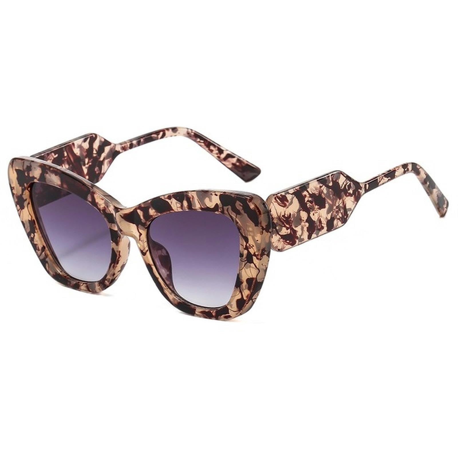 NOGRAX Okulary moda kocie oczy okulary przeciwsłoneczne damskie vintage odcienie luksusowe okulary przeciwsłoneczne oprawka ponadgabarytowe okulary