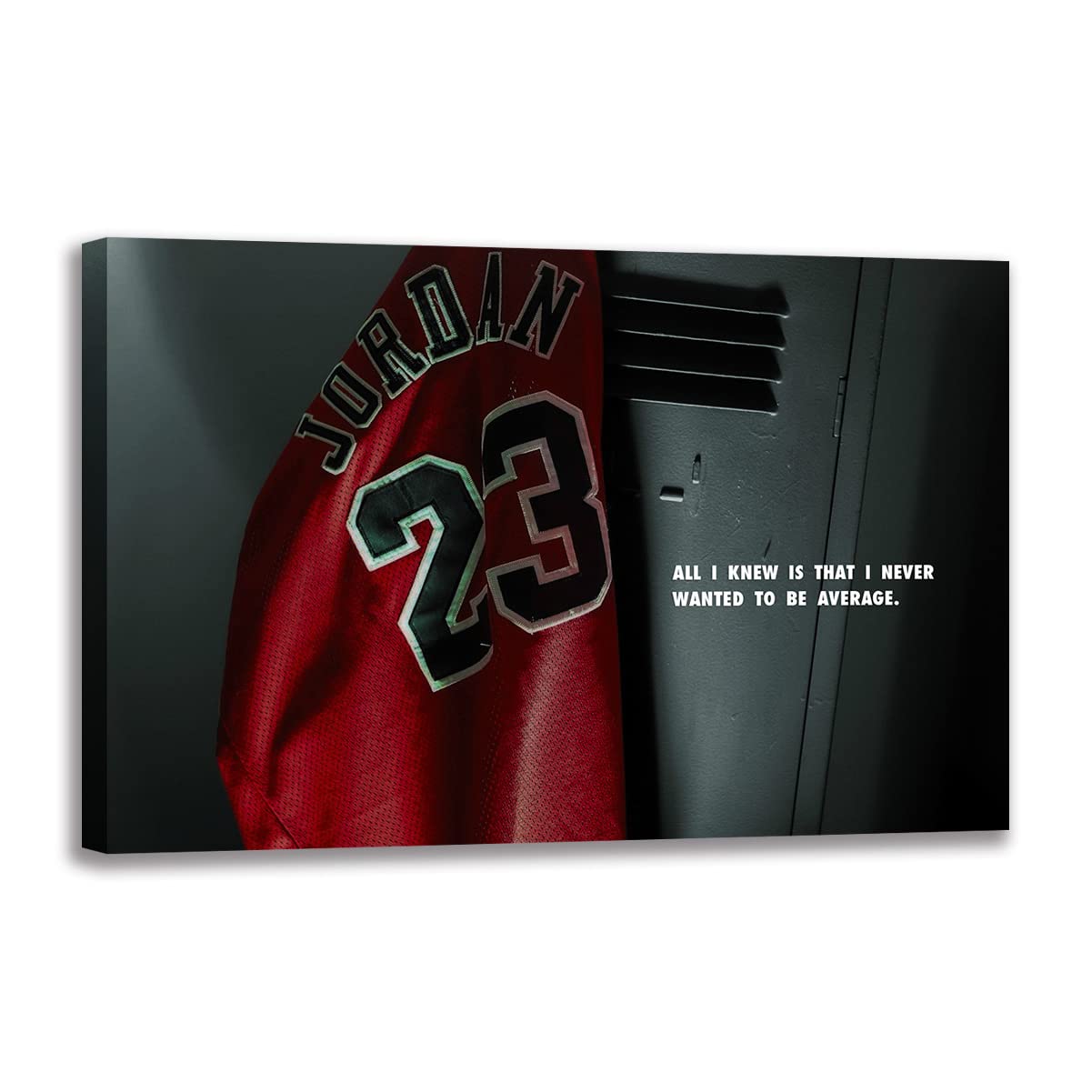 Maillot Michael Jordan affiche basket toile peinture moderne mur art maison