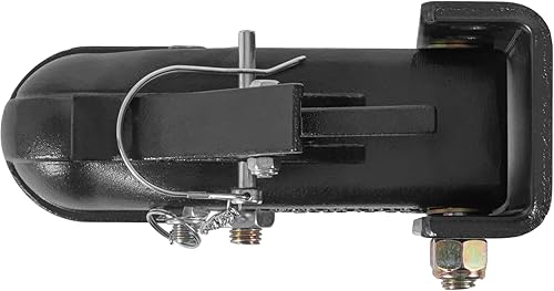 Miniatura 12 de VEVOR Acoplador de remolque ajustable y kit de soporte de canal de 5 posiciones, bola de enganche de 2-516 pulgadas, capacidad de 15000 libras,