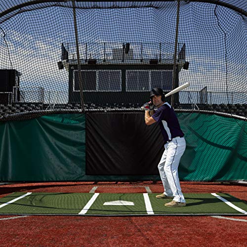 12  x 6  Green Batting Mat Pro (Lined)