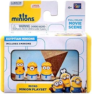 Thinkway Despicable Me Minions Movie Egyptian Minions 2-Inch Micro Playset