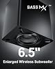 ULTIMEA Kablosuz Subwoofer'lı 7.1ch Soundbar, TV için Sanal Surround Ses Sistemi, Uygulama Kontrolü, 410W Tepe Gücü, 4 Kablolu Surround Hoparlör, 4 Kablolu Surround Hoparlör, Ev Sineması Ses Sistemi