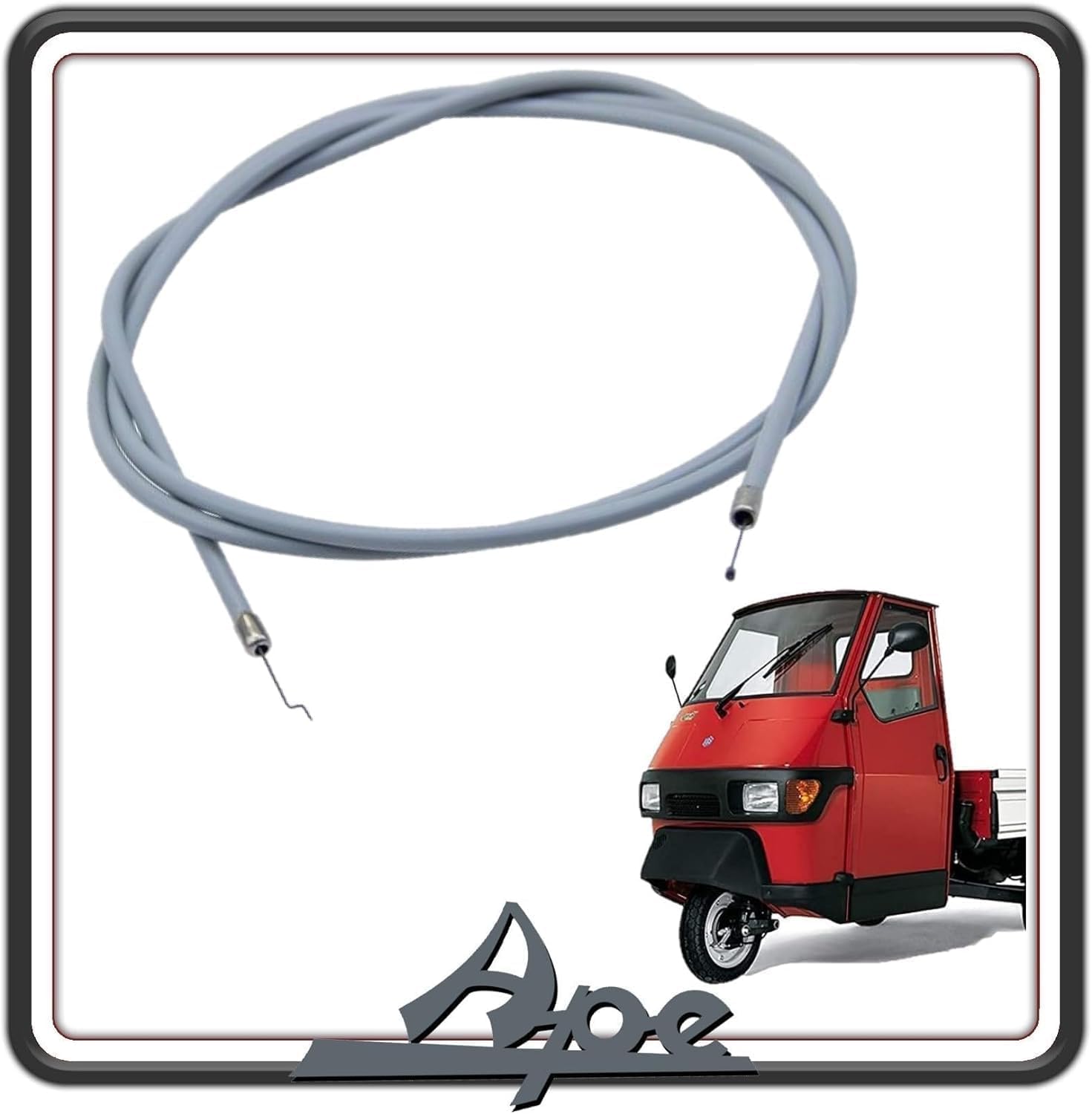 TRASMISSIONE FILO CAVO STARTER ARIA PER PIAGGIO APE 50 ORIGINALE.