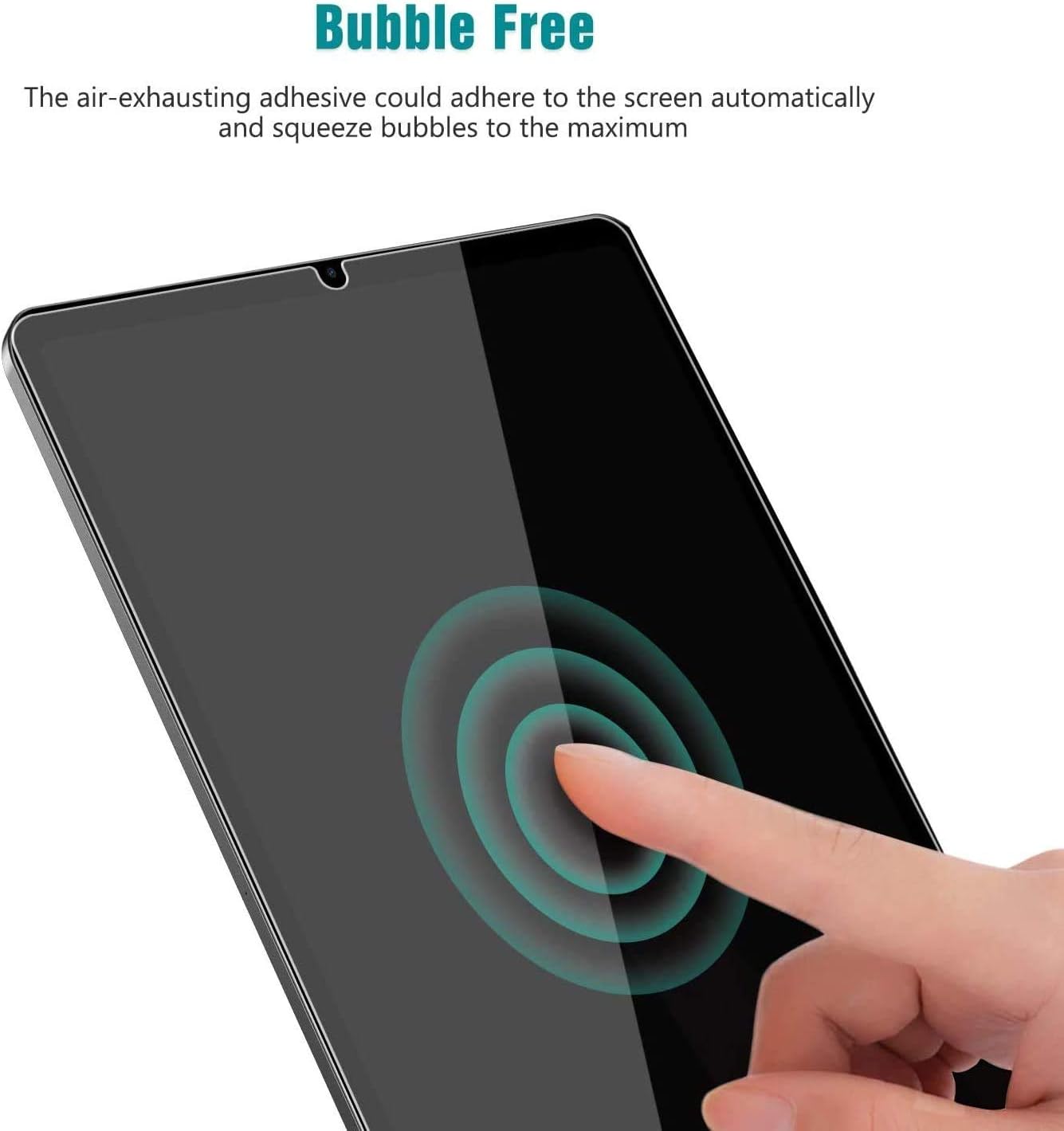 apiker 2 Pack Tempered Glass Screen Protector Compatible with Samsung Galaxy Tab A 8.4, High Definition, Case Friendly