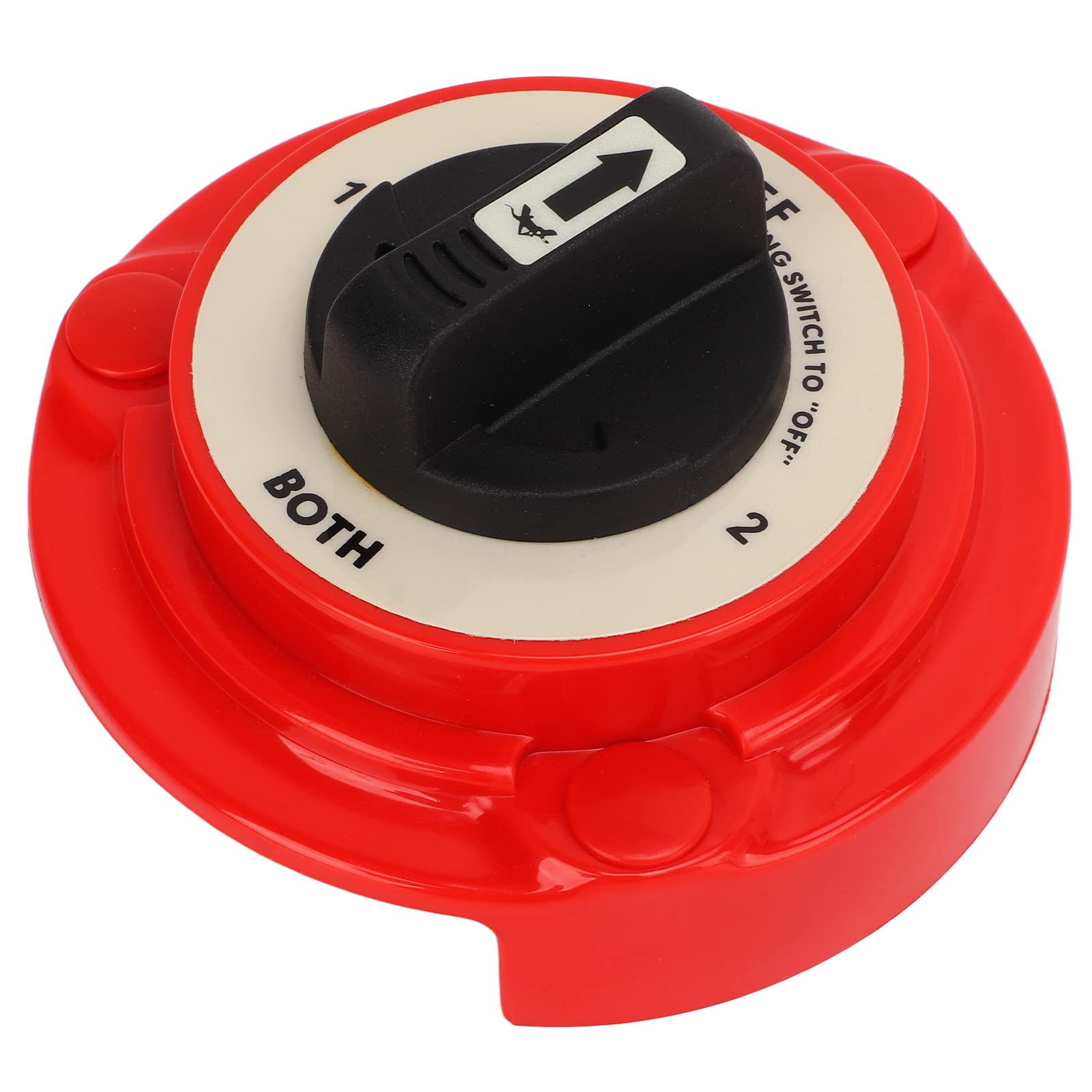 Selettore Doppia Batteria 300A 4 Posizioni DC6-32V Spegnimento per Camion per Imbarcazioni Marine con Borchie in Rame Placcato