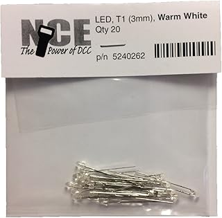 NCE NCE5240262 3mm LED, Warm White (20)