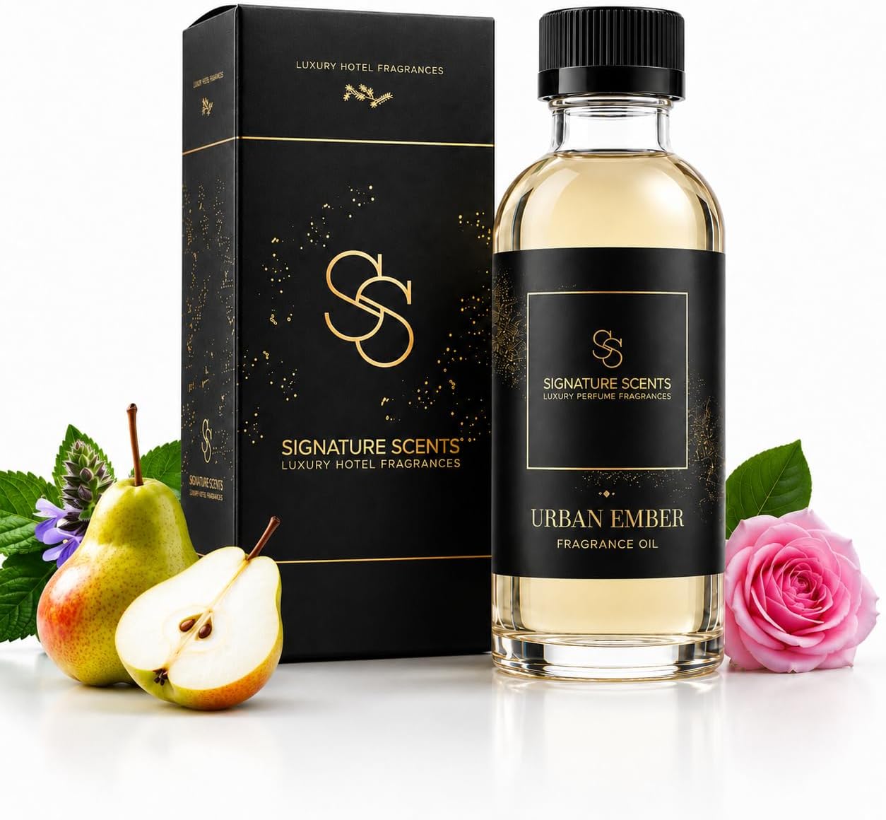 - Luxury Perfume-Inspired Diffuser Oil, Urban Ember, 4.05 fl oz (120ml)