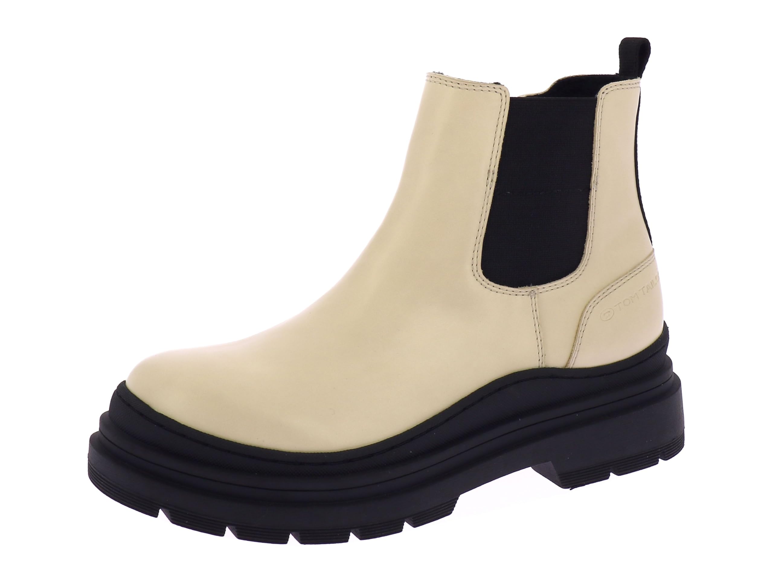 TOM TAILOR Women's Chelsea Boots 4291701, cream, 39 EU