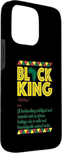 Miniatura 75 de iPhone 13 Pro Max Black King Black Pride African American Black History Case