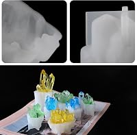 EPODA szilikon öntőforma szett 8 darab, epoxi gyanta kristály forma DIY ékszer készítéshez 4