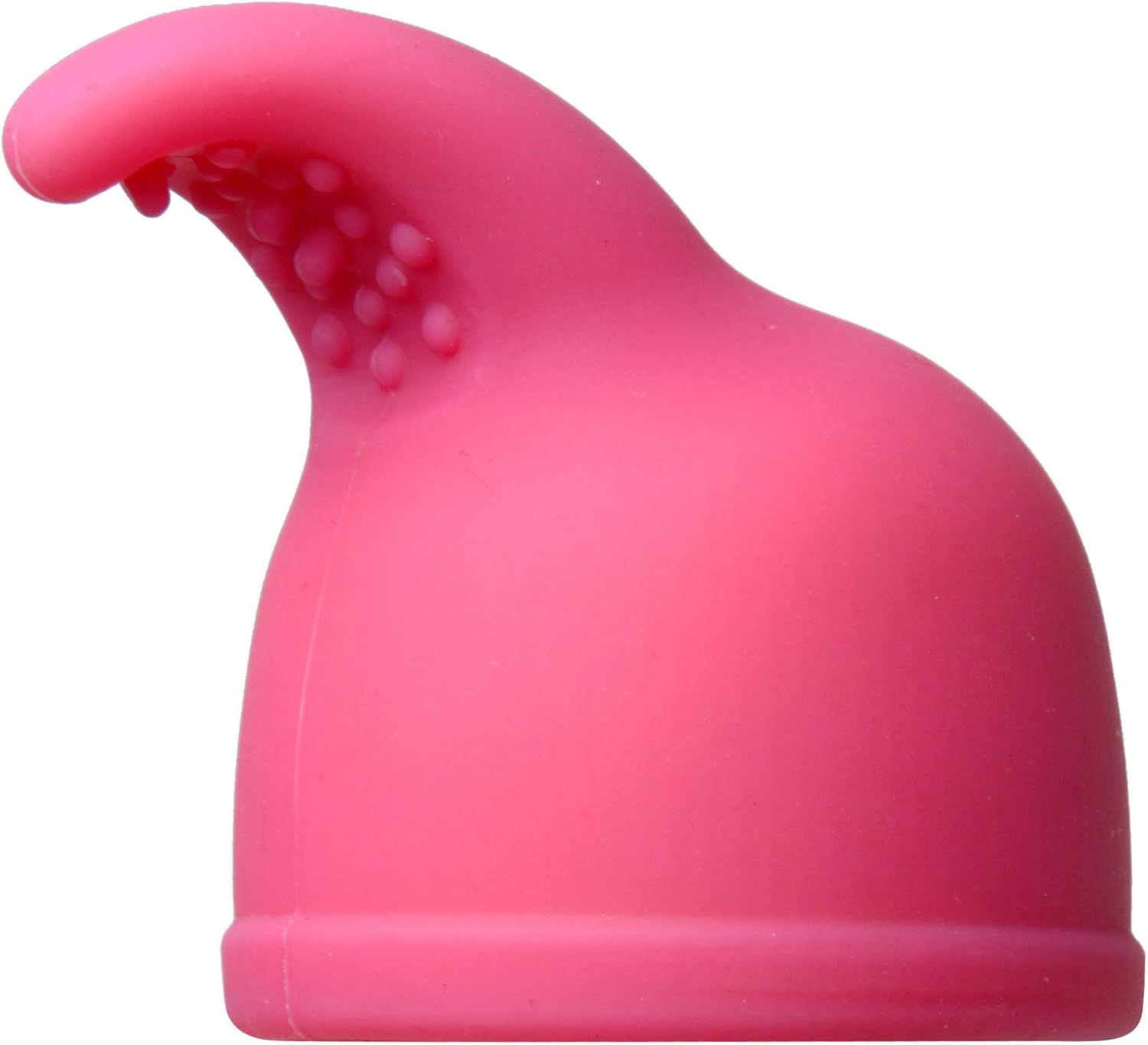 Wand Essentials Nuzzle Tip Wand Massager Attachment for Men, Women & Couples, Soft Silicone Curved Stimulator with Raised Nubs, Fits Most Standard Wand Massagers, Easy-to-Clean, Body-Safe Design