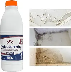 Rebotermic Impermeabilizante em Pó 800g – Proteção Eficaz Contra Umidade e Infiltrações