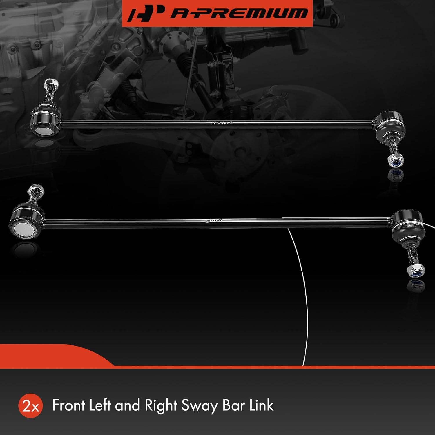 A-Premium 2 x Front Sway Bar Links Stabilizer Bar Links, Compatible with BMW 525xi 2006-2007, 528i xDrive & 535i xDrive 2009-2010, 528xi & 535xi 2008, 530xi 2006-2007