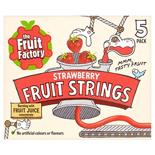 The Fruit Factory Strawberry Fruit Strings (5x20g) 果物工場イチゴ果実の文字列( 5X20G )
