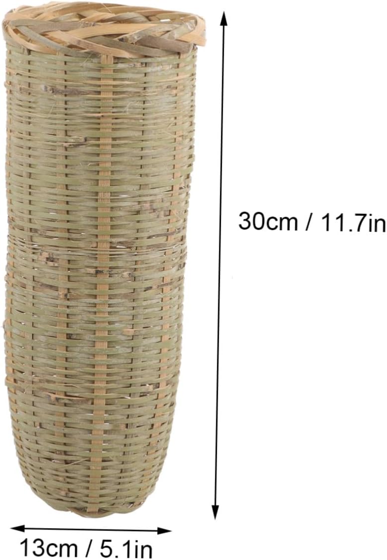 Ipetboom Bamboo Wine Filter Basket Handmade Filtering Tool for Brewing Multi-functional Dreg Separator Elegant Kitchen Accessory Eco-friendly Bamboo Design