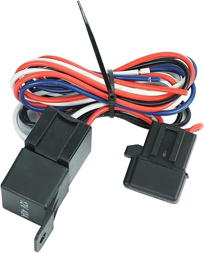 Vista 8 de BLACKHORSE-RACING Ventiladores de refrigeración de radiador eléctrico universal de 12 pulgadas + relé de termostato y kit de montaje