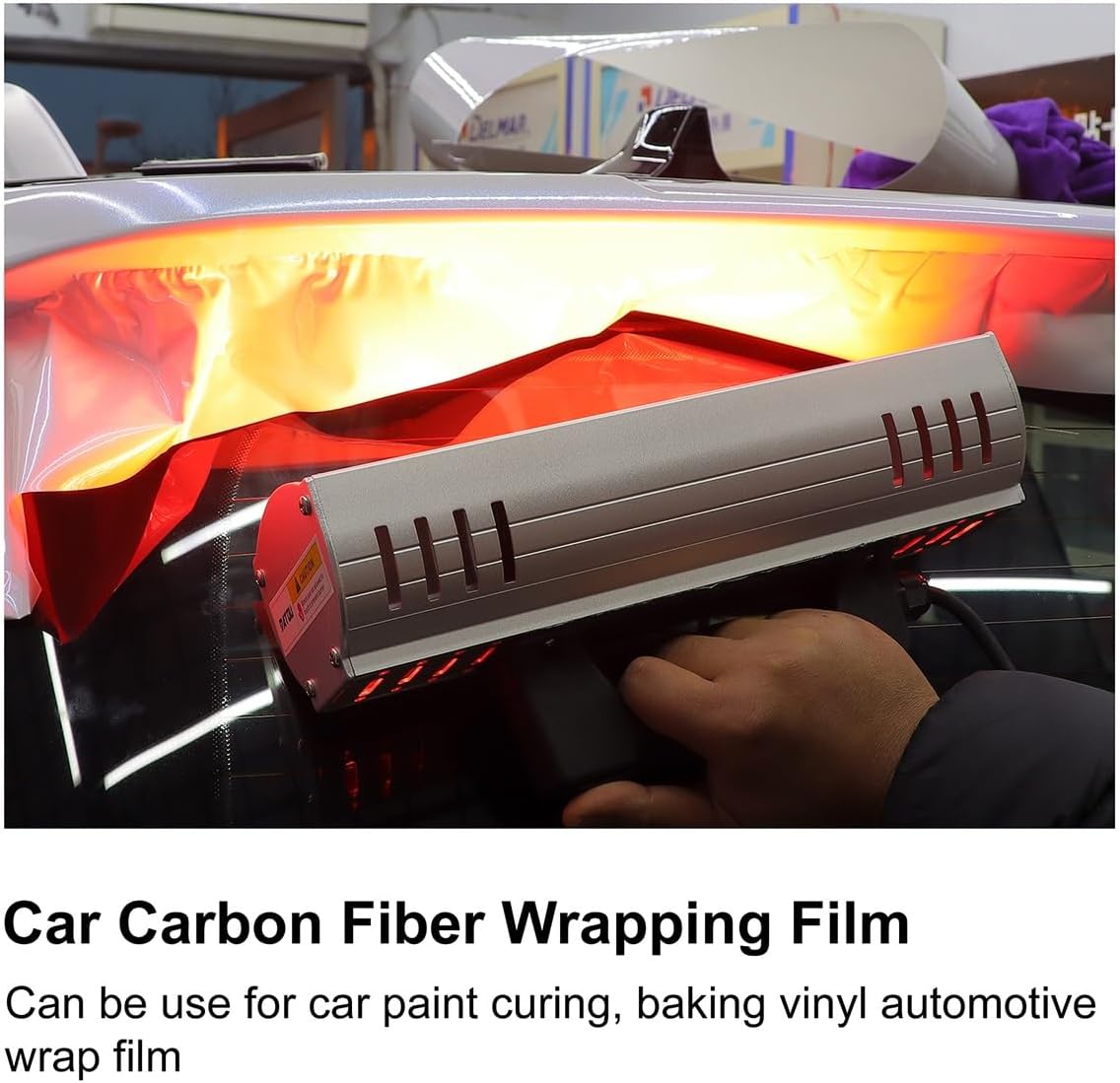 Portable Paint Curing Lamp, Infrared Paint Curing Dryer, Shortwave Drying Car Body Repair Tool Paint Dryer for Bodywork Paint Drying