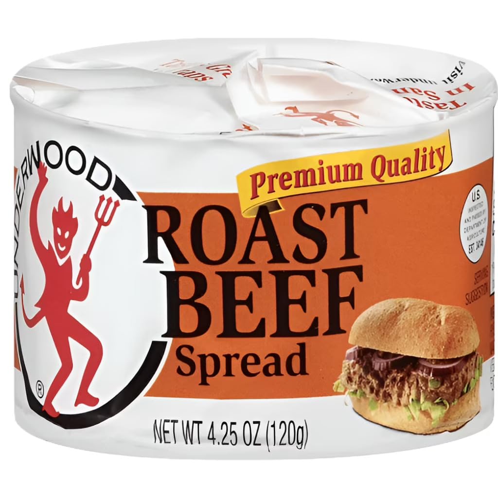 Underwood Roast Beef Spread 4.25 Oz (Pack de 6)