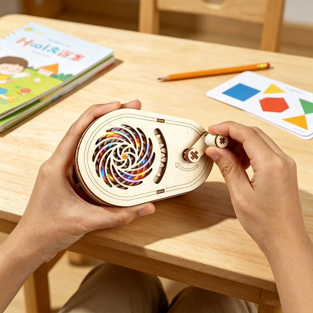 Amazon.com: Optical Illusion Spinning Disk Mechanical Gear Visual ...