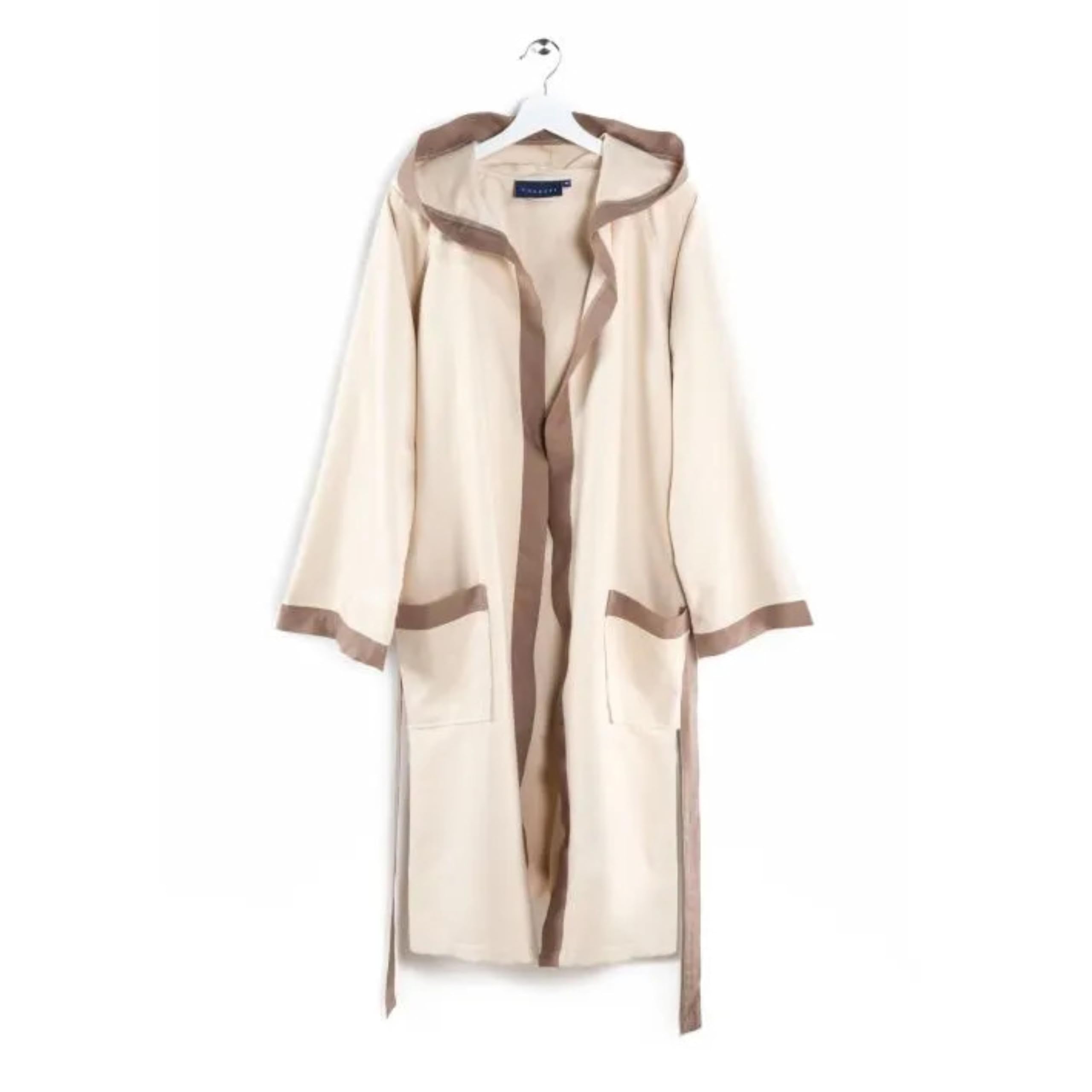 Caleffi - Accappatoio Uomo Donna Microfibra Morbido Leggero Assorbente Accappatoio Donna Uomo Rapida Asciugatura, Accappatoio Microfibra Cappuccio Tasche Cintura con Passanti e Gancio + Bag Coordinata