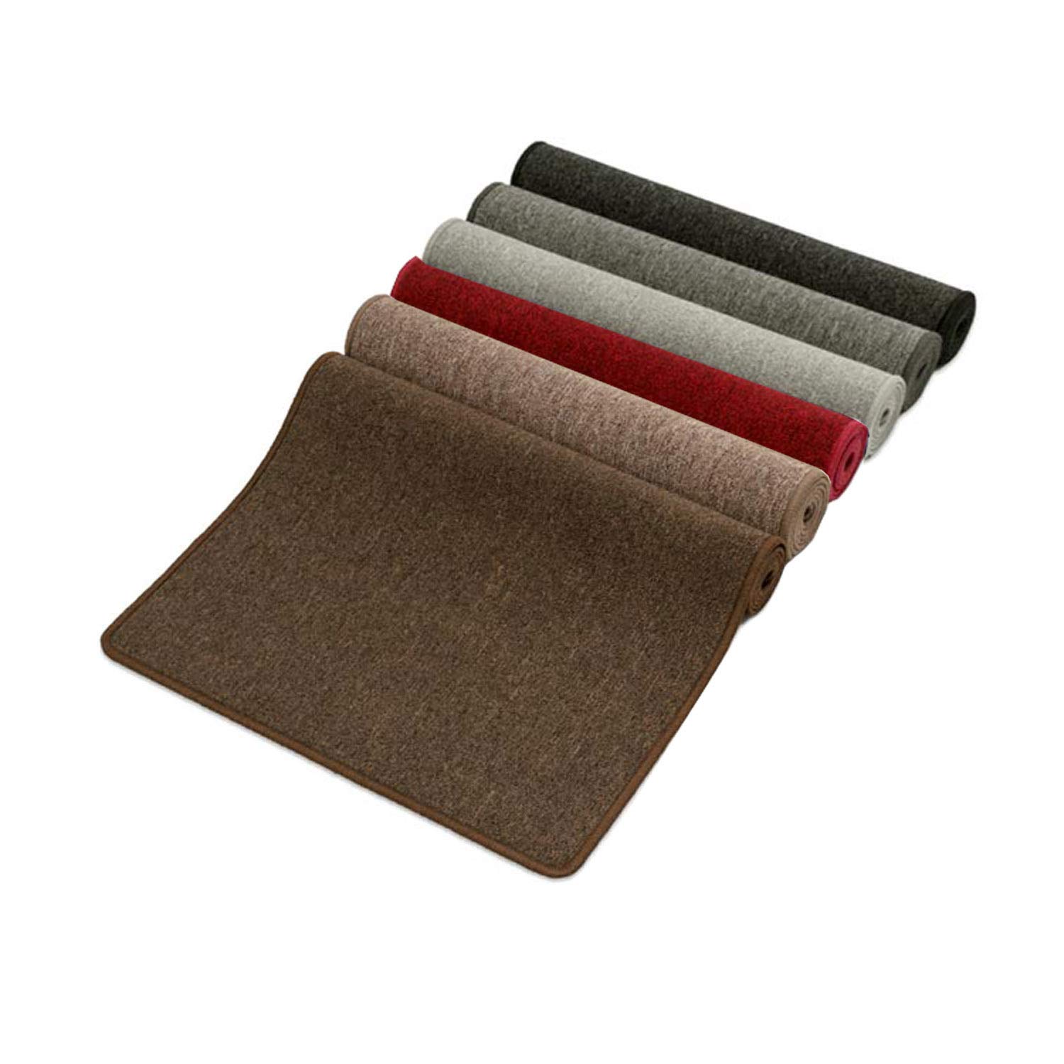 Kettelservice-Metzker Teppich Läufer Teppichläufer Ariston 66cm Breite Anthrazit I in vielen Längen Anthrazit Läufer 66 x 300cm (BxL)