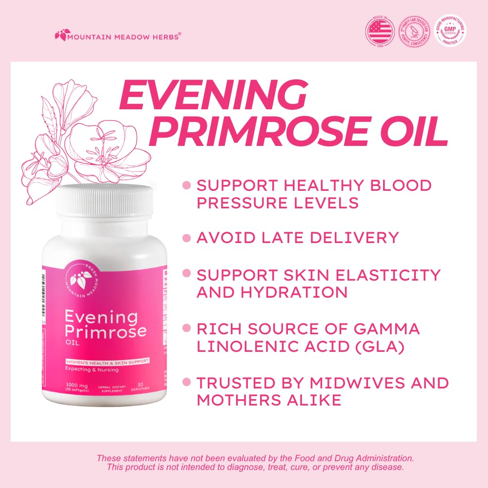 Mountain Meadow Herbs Evening Primrose Oil, Hormonal Support, 1000mg, 30ct — Amazon image 2