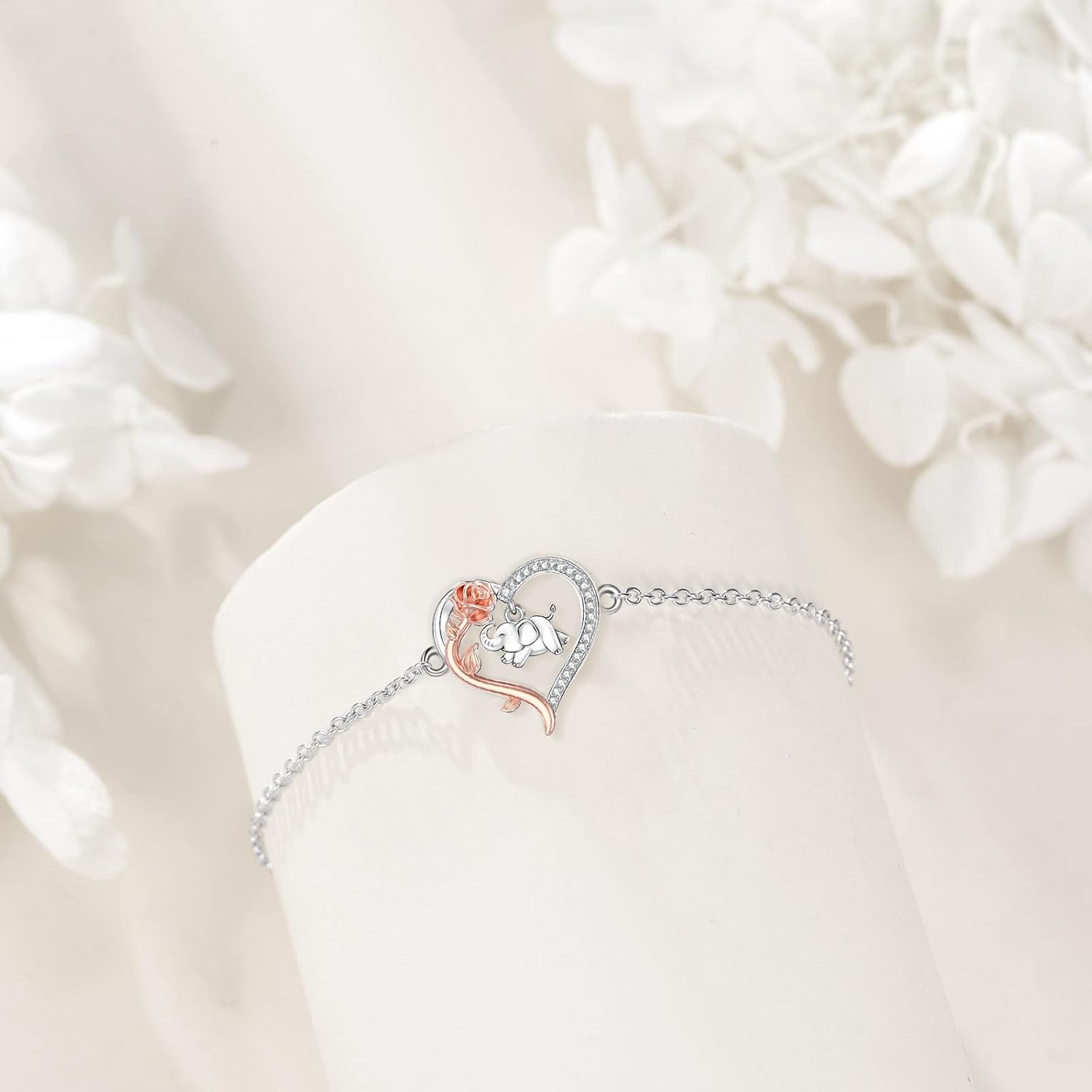 POPKIMI Cute Animal Bracelet for Women 925 Sterling Silver Animal Jewelry Brithday Christmas Gift