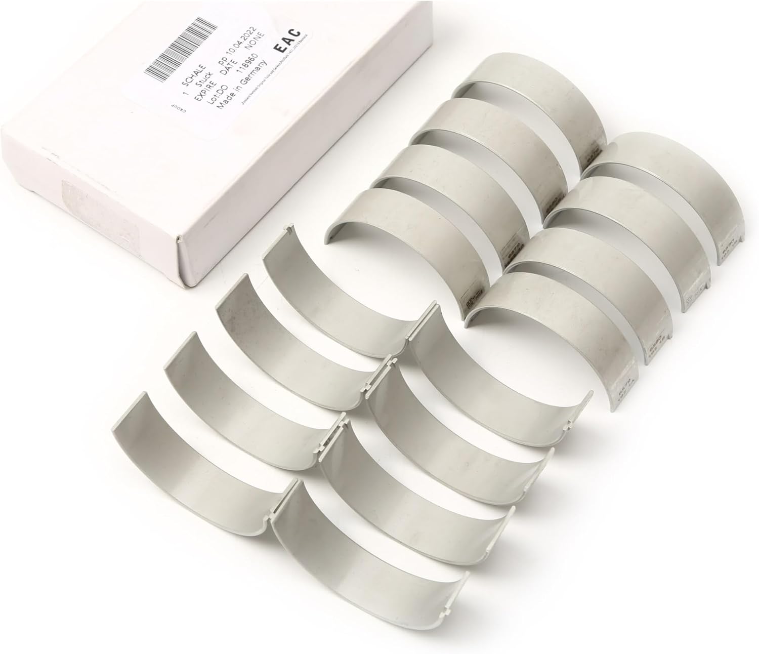Car Engine 16PCS Connecting Rod Bearings Set 07L105701K Compatible with S6 A7 Sportback 2011-2014 R8 RS4 4.2L V8 RS5 Coupe 079105702A