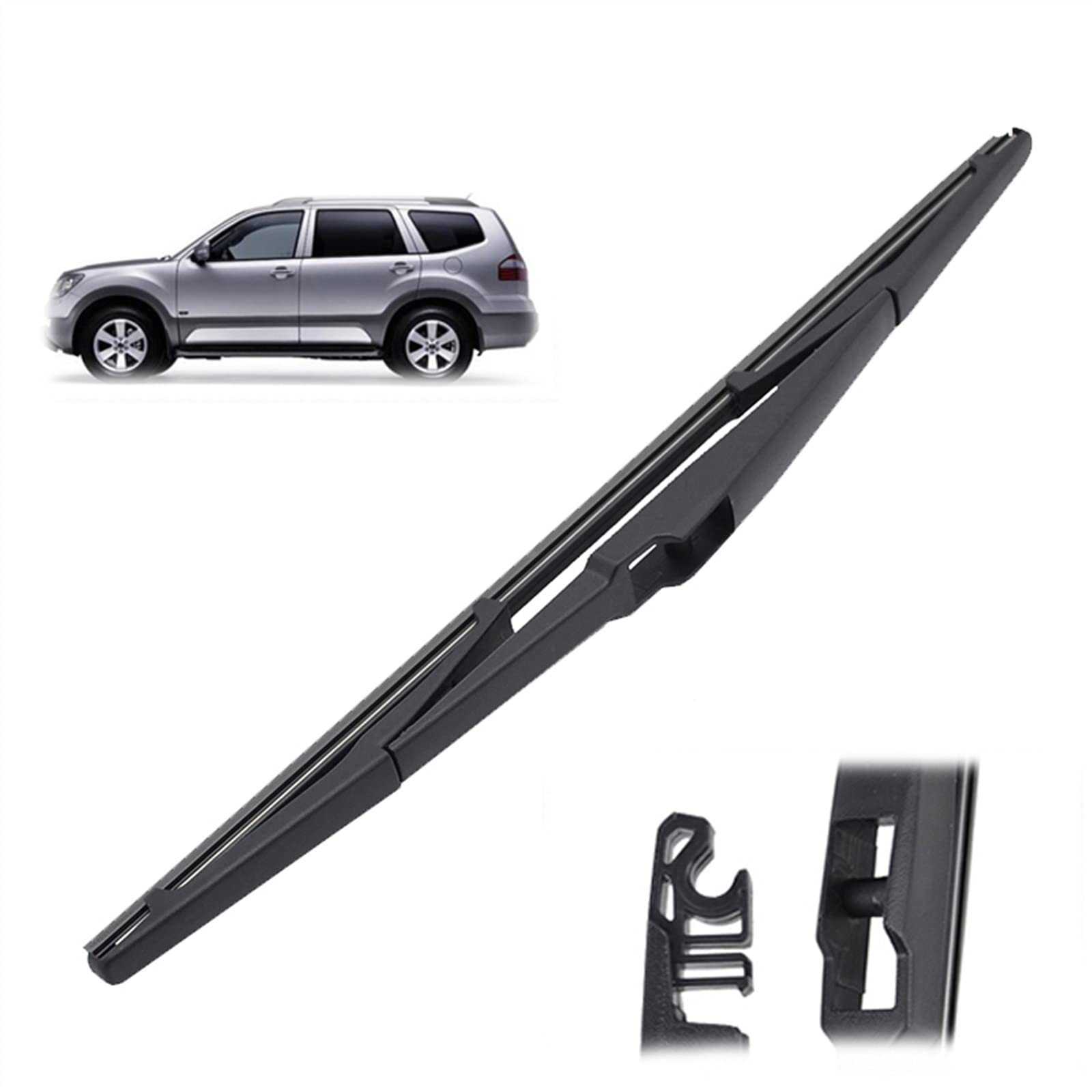 Essuie-glace arrière 14" pour Kia Mohave de 2009 à 2020 WITTSY brosse balai hayon