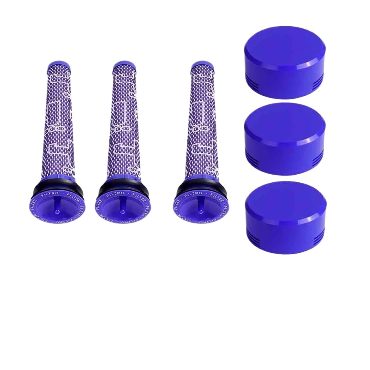 Pré-filtre Et Post-filtre De Remplacement, Compatibles Avec Les Aspirateurs Sans Fil Dyson, V7 V8, Pré-filtre + Accessoires De Kit De Post-filtre(4 set)