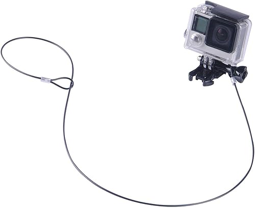 Miniatura 3 de Sevrwell - Cordón de acero inoxidable de 35 pulgadas para GoPro Hero Max/9/8/7/6/5/4/3+/3 (3 unidades), SJ4000, Xiaomi Yi 4K, cámaras de acción DJI