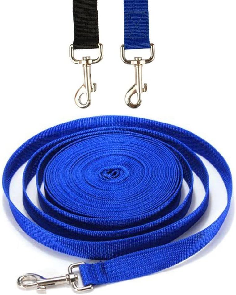 JKG® 10m Dog Training Lead - Strong Dog Lead Leash | Recall Training Lead | Dog Harness Leash For Puppy | Long Puppy Training Lead | Long Line Dog Lead | Small Medium Large Dog Leads [Up To 35kg Dogs]