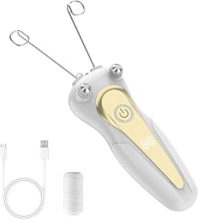 VOSSOT Elektryczny depilator do twarzy dla kobiet, elektryczny depilator do twarzy, depilator USB z diodą LED, depilator do twarzy dla kobiet, masażer do twarzy, golarka do twarzy
