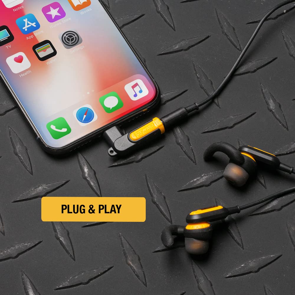 DEWALT 90-Degree Audio Adapter for Lightning