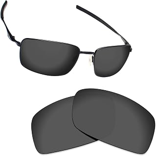 Alphax Stealth Black Polarized Replacement Lenses for Oakley Square Wire 2 (2014) OO4075