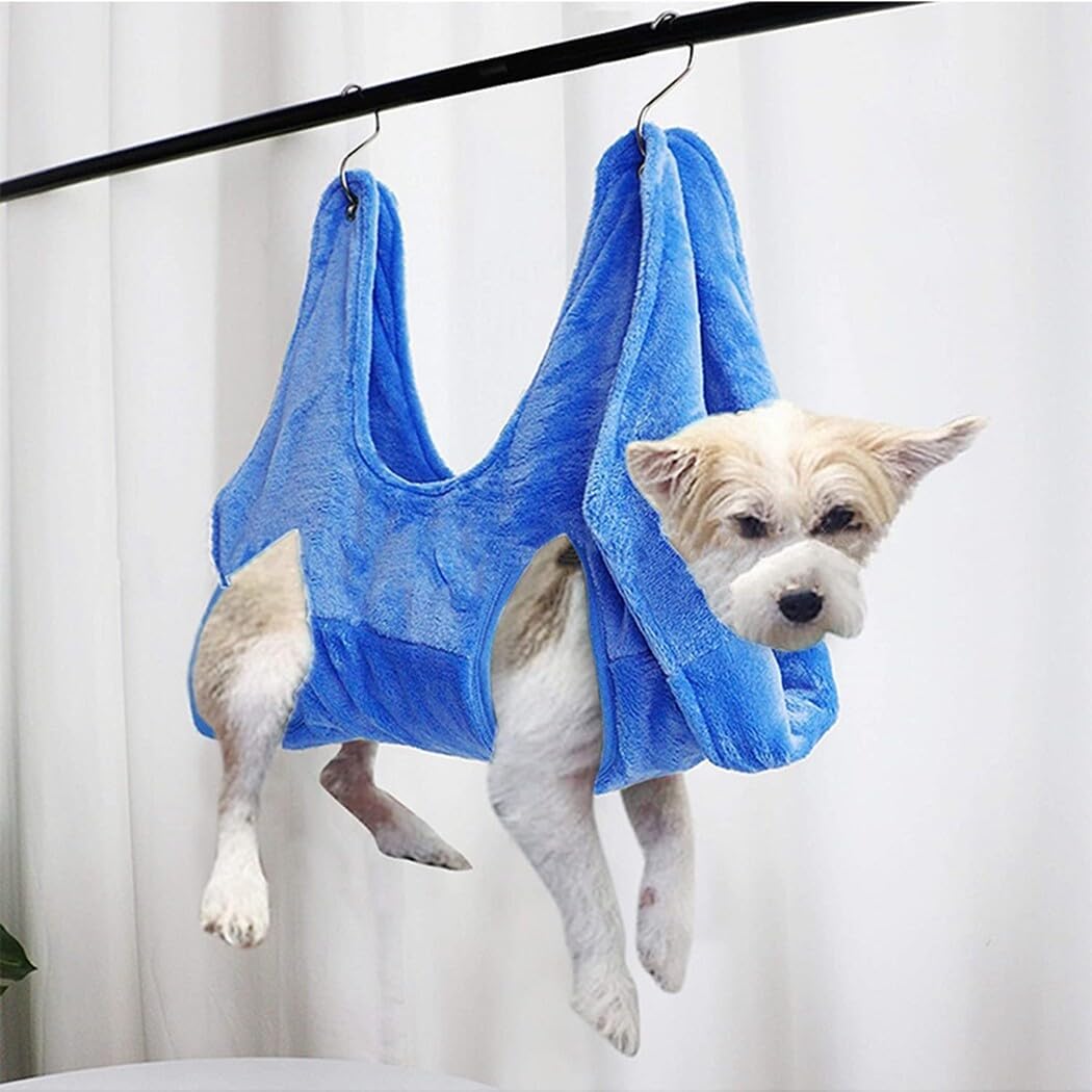 review Thicken Hammock Grooming Breathable Cat Professional Reusable Towel Nail Bath Cloth Hanging