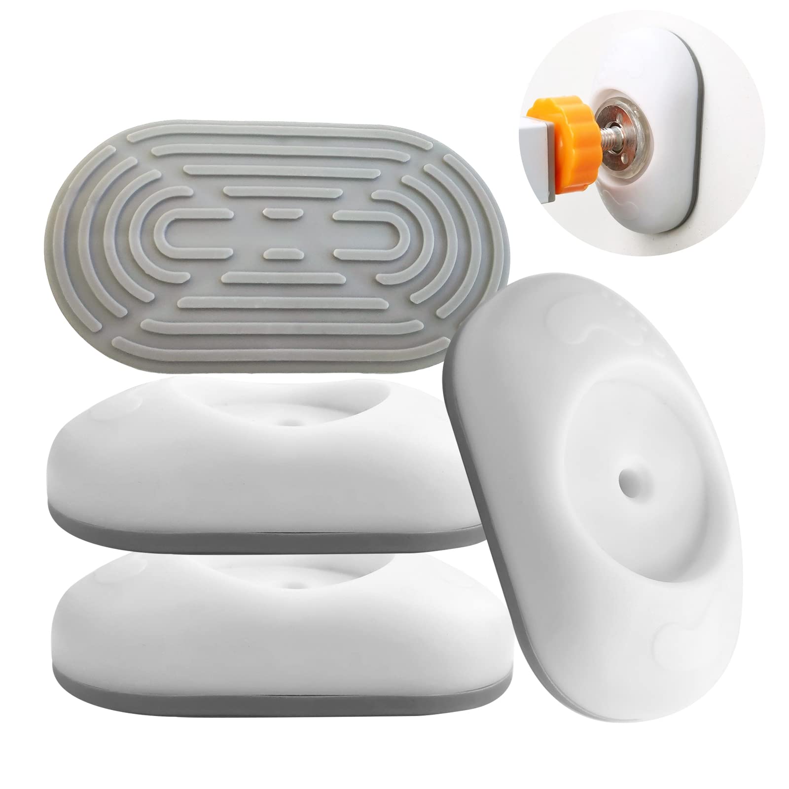 Buy Baby Gate Wall Protector Set,4 Packs Stair Gate Extension Wall