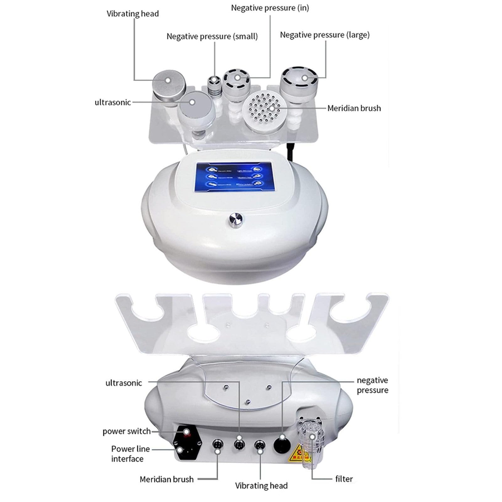 Máquina De Liposucción Liposucción Cavitación Celulitis Slimming 80k Grasa Quema RF Radiofrecuencia Máquina para Salones De Belleza, Salones De Masajes, Tiendas De Raspado