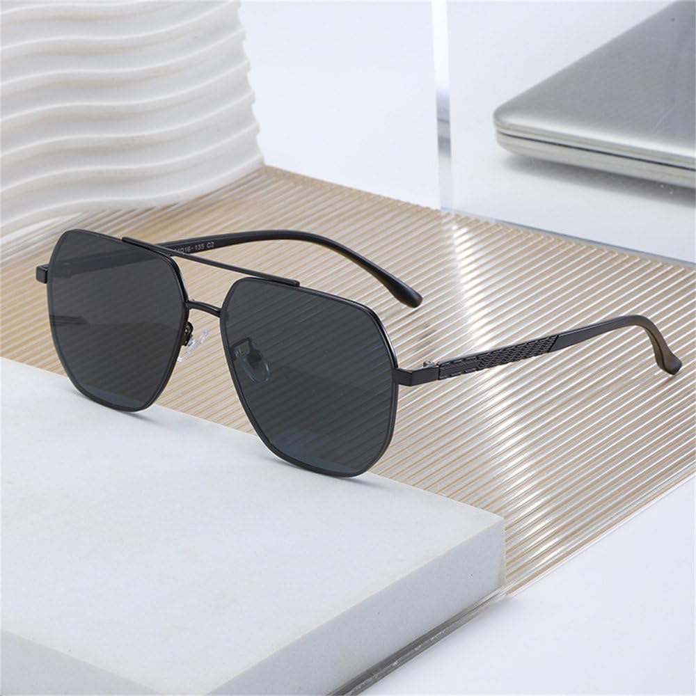 Gafas de sol polarizadas de nailon de alta definición para hombre, protección solar