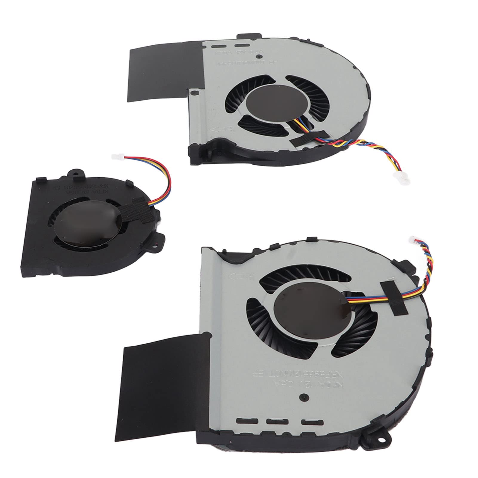 Cuifati 3 Uds CPU GPU Ventilador de Refrigeración de Repuesto para Portátil ASUS ROG Strix GL703GS GL703GS DS74 GL703, Ventilador Interno de 4 Pines para Portátil, Accesorios para