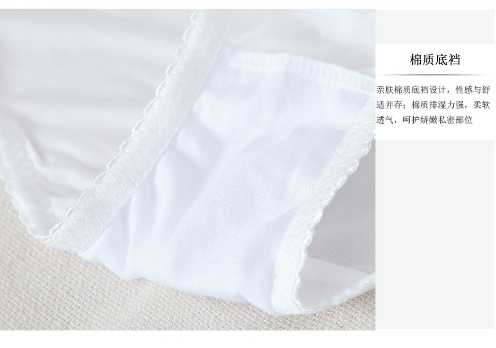 Biancheria Intima Donna Set di Lingerie da Donna Sexy Mutande da Due Pezzi Sexy Reggiseno Perizoma Vedi Attraverso Il Reggiseno A Pizzo Trasparente in Alto-bianco-85d