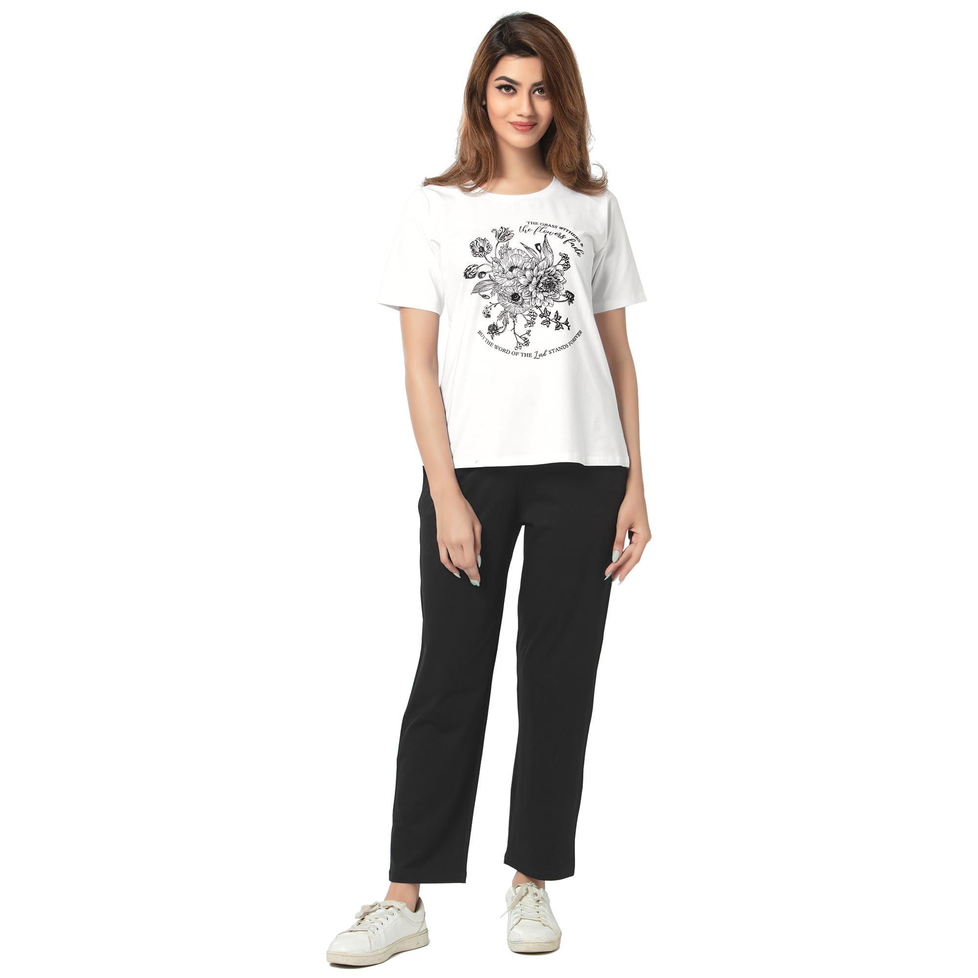 juliet Srsly From Women's Travel Inspired Threads- CO-ORD SETS SCS-24112 White-picture-35