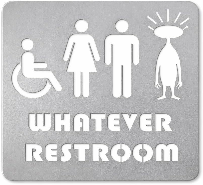 Restroom Sign Bathroom Sign Whatever 2