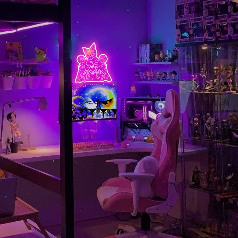 Amazon.co.jp : KiMineon セーラームーン ネオンサイン 3D かわいい